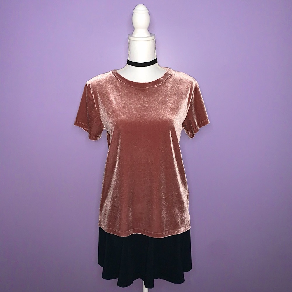 Abercrombie & Fitch Mauve Velour Top